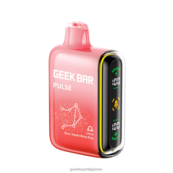 Geek Bar Discount - Geek Bar Pulse 15K Disposable Vape 602R853 Libra Sour Apple Blow Pop