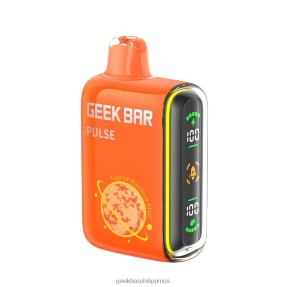 Geek Bar Flavor Guide - Geek Bar Pulse 15K Disposable Vape 602R865 Tropical Rainbow Blast