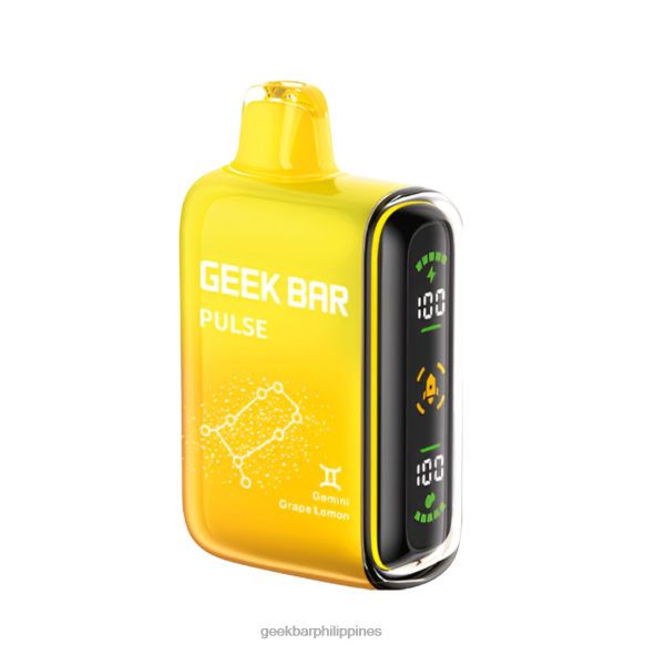 Geek Vape Philippines - Geek Bar Pulse 15K Disposable Vape 602R850 Gemini Grape Lemon